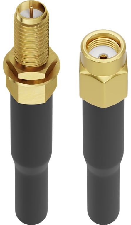 Goobay 51679 kabel koncentryczny LMR195 10 m RP-SMA Czarny