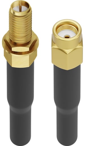 Goobay 51679 kabel koncentryczny LMR195 10 m RP-SMA Czarny