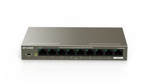 IP-COM Networks F1109P-8-102W przełącznik sieciowy Nie zarządzany Fast Ethernet (10/100) Obsługa PoE Szary