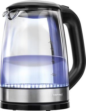 MPM MCZ-78 czajnik elektryczny 1,7 l 2200 W Czarny, Stal nierdzewna