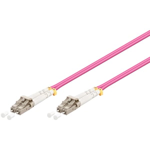 Goobay 95934 InfiniBand/Fiber Optic Cable, 1 m, LC, Pink