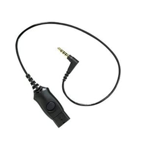 POLY 88729-01 3.5mm Mini-DIN (6-pin) Audio Cable, Black