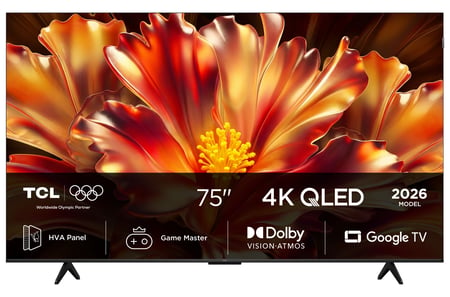 TCL QLED780L 75QLED780L Telewizor 190,5 cm (75") 4K Ultra HD Smart TV Wi-Fi Czarny