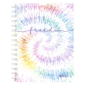 Herlitz New Batik Freedom notatnik A5 100 ark. Wielobarwny