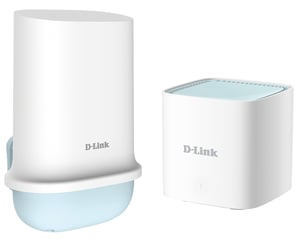 D-Link DWP-1010/KT Wi-Fi-nätverkssystem, dualband (2,4 GHz/5 GHz), Wi-Fi 6 (802.11ax), vitt, 2 5G, för inomhusbruk