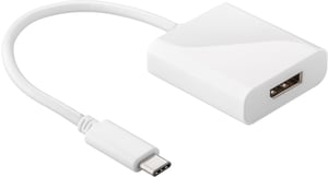 Goobay USB-C/DisplayPort externe USB-Grafikkarte 1920 x 1080 px Weiß