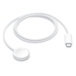 Apple MT0H3ZM/A Portable Device Charger for Smartwatches, White, USB, Wireless Charging, Fast Charging, Indoor