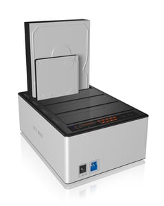 ICY BOX IB-141CL-U3 USB 3.2 Gen 1 (3.1 Gen 1) Typ B Schwarz, Silber