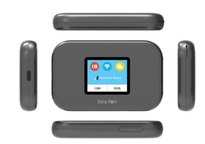 Beafon MR3_EU001B router bezprzewodowy Jedna częstotliwości (2,4 GHz) 4G Czarny