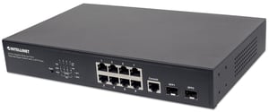 Intellinet 561167 Managed Gigabit-Ethernet-Netzwerk-Switch (10/100/1000) PoE-Unterstützung Schwarz