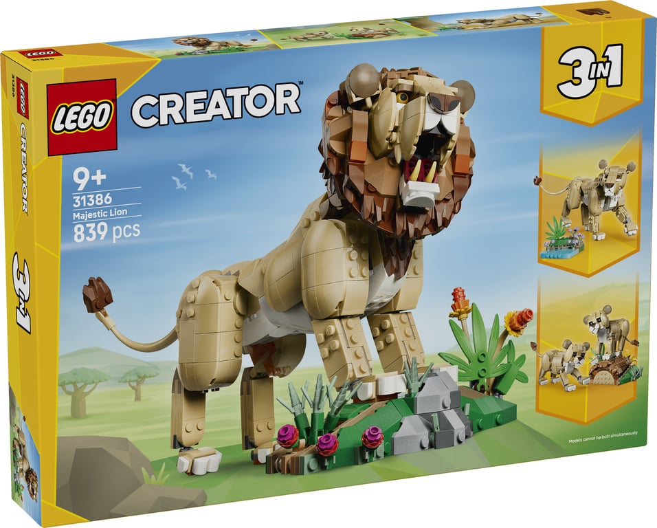 LEGO Creator Dzikie zwierzęta: Dumny lew