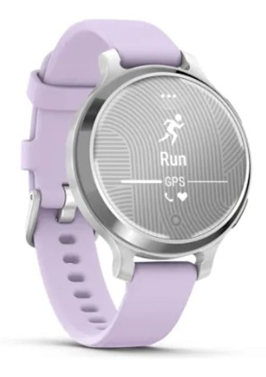 фото Смарт-годинник Garmin Lily 2 Active Silver with Purple Jasmine Silicone Band (010-02891-01)