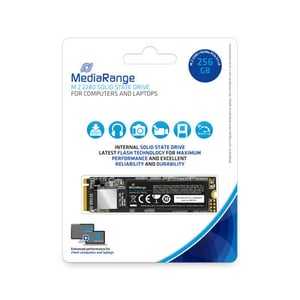 MediaRange MR1031 SSD-enhet 256 GB M.2 PCI Express 3.1 NVMe 3D TLC NAND