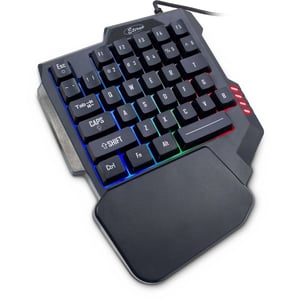 Inter-Tech KB-3035 klawiatura Gaming USB QWERTY Czarny