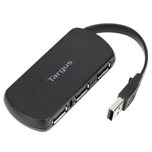 Targus ACH114EU USB 2.0 Hubs and Concentrators, 480 Mbit/s, Black