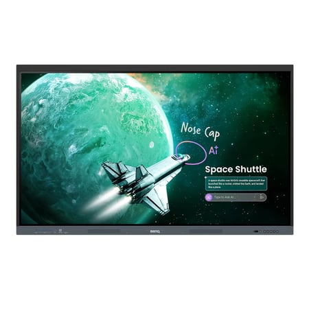 BenQ RE6505E tablica interaktywna 165,1 cm (65") 3840 x 2160 px Ekran dotykowy Czarny USB