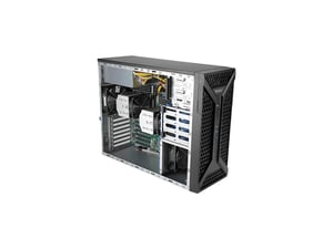 Supermicro SYS-730A-I Midi-Tower-Barebone-PC, schwarz, Intel® C621