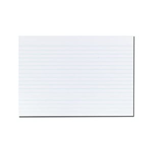 Herlitz 1150507 catalog card, White, 100 pcs.