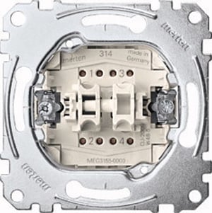 Merten MEG3155-0000 elströmbrytare Tryckbrytare 1P Metallisk