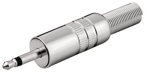 Goobay 11012 wtyczka 3.5 mm Stal nierdzewna