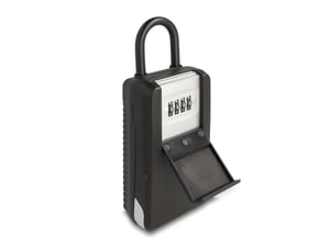 DeLOCK 20933 Schlüsselkasten aus Aluminium und Kunststoff, schwarz