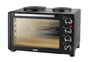 Unold 68885 Backofen, freistehend, elektrisch, Keramik, schwarz