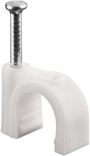 Goobay 17081 Cable Organizer, White, 100 pcs.