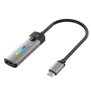 j5create JCA157 kabeladapter 0,1 m USB Type-C HDMI Svart, Grå