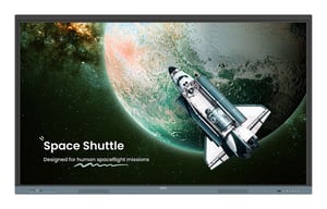BenQ RE8604 Interaktiv platt skärm 2,18 m (86") 450 cd/m² 4K Ultra HD Svart, Grå Pekskärm Inbyggd processor Android