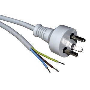 ROLINE 30.16.9037 Power Cable, White, 6 m, DK-EDB