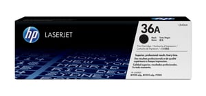 HP 36A Original LaserJet Black Toner Cartridge