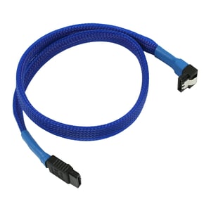 Nanoxia NXS6G4B SATA Cable, 0.45 m, Blue