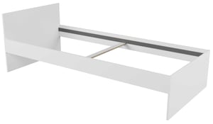 Topeshop LINO BIEL Bed, Standard Single, Rectangular