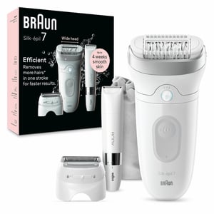 Braun Silk-épil 7 7-441 40 pęset(y) Srebrny, Biały