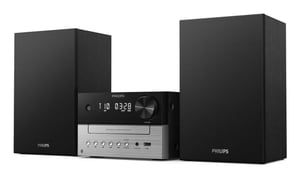 Philips TAM3205M2 hemmaudioenhet Mikro-hemmaudiosystem 20 W Svart, Silver