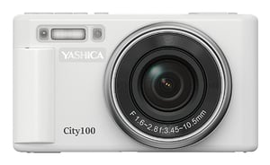 Yashica City 100 Compact Camera 72 MP CMOS Silver, White
