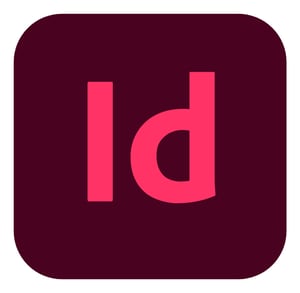 Adobe InDesign Småskalig datorbaserad tryckning 1 x licens Flerspråkig 1 år