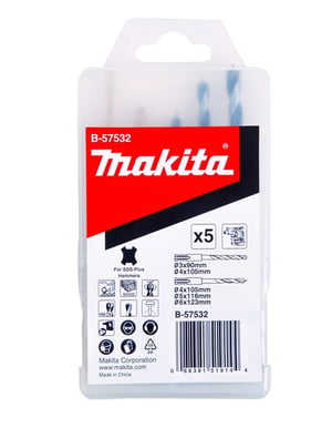 Makita B-57532 Bohrer, Bohrerset, 5-teilig.