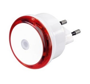 Hama Basic Children's Night Light, Red LED, 0.8 W