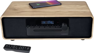 Thomson MIC300IBT Home Audio System 10 W Micro Home Audio System Black, Wood
