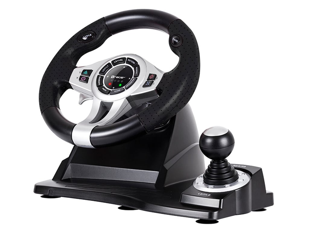 Tracer TRAJOY46524 kontroler gier Czarny Kierownica + pedały PlayStation 4, Playstation 3