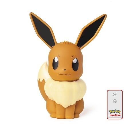 TEKNOFUN Eevee nocna lampka dziecięca Wolnostojący Brązowy, Kremowy LED