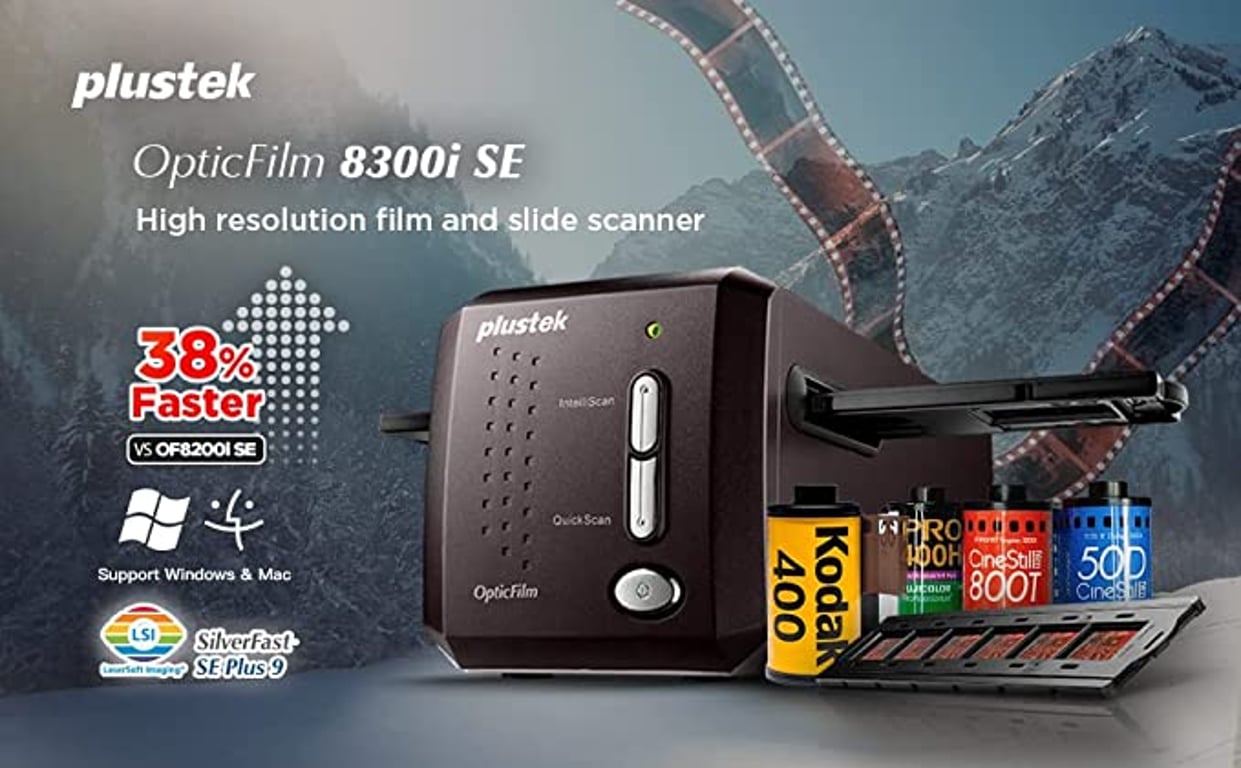 Plustek OpticFilm 8300i SE Czarny