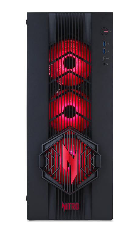 Acer NITRO 70 AMD AMD Ryzen™ 7 9800X3D 32 GB DDR5-SDRAM 2 TB SSD NVIDIA GeForce RTX 5080 Windows 11 Home Tower PC Czarny