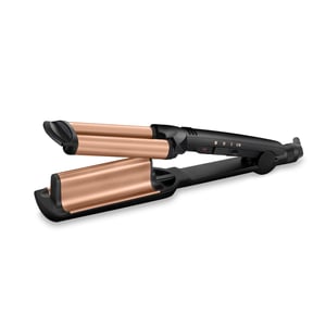 BaByliss Deep Waves Lockenstab, Warmschwarz, Orange, 2,5 m