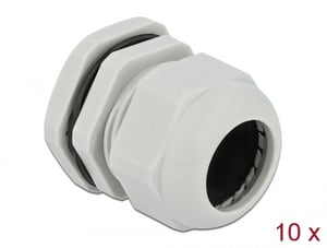 DeLOCK Tuleja kabli PG29, 10 szt. szary