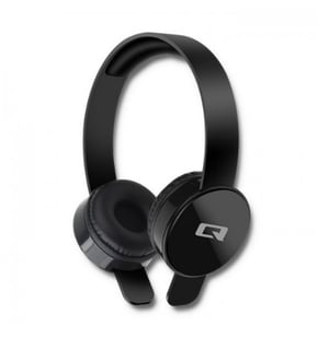 Qoltec 50817 Headphones/Headset Wired Headband Calls/Music Black