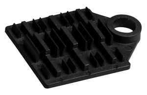 EFB Elektronik 53100.8 connector tray, 6 pcs. Black, 1 pc.