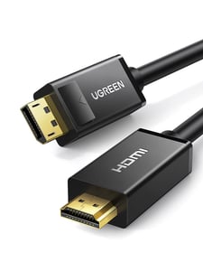 Ugreen 10204 Kabeladapter 5 m DisplayPort-HDMI Schwarz