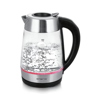 Emerio WK-122227 vattenkokare 1,7 l 2200 W Svart, Genomskinlig